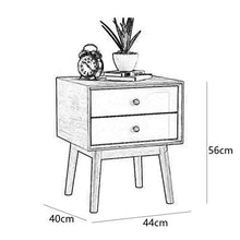 Comodino Addensare Domestica Pine all'Ingrosso Locker Doppio pompaggio Camera di Studio da Terra Multifunzione Storage Box 44X40X50cm FANJIANI (Color : Wood Color)