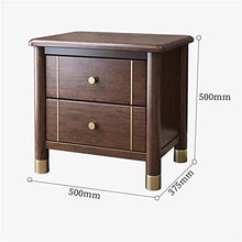 FEANG Tavolo da Comodino in Legno Nordico Comodino Comodino con Cabina Armadio Laterale con cassetti per Soggiorno