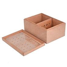 DYB La conservazione dei sigari Cigar Humidor - Legno di Cedro Humidor con 2pcs 8g Sigaro Humidifer Borse Grande capacità Cigar Cabinet for Club Desktop Cigar Box mantenerlo Fresco Squisito e Bello