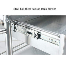 Carrello medico di Trattamento dell'Acciaio Inossidabile/Carrello di Doppio Strato/carrelli dell'attrezzatura di Laboratorio Medico/Carrello cambiante Medico della Clinica/Carrello dello STR