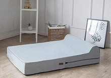 KOPEKS Jumbo XL, Letto ortopedico per cani in memory foam di alta qualità, doppio 17,8 cm, con cuscino e rivestimento rimovibile facile da lavare con fondo antiscivolo, fodera impermeabile inclusa