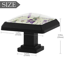 Fiori di lavanda viola 3 PCS Pomelli per Porta, Pomolo per Mobile, Pomelli per Mobili con Viti, Maniglia per Armadietto, Pomelli per Porta, Pomelli per Cassetti per Porta, Armadio, Cassetto e Credenza