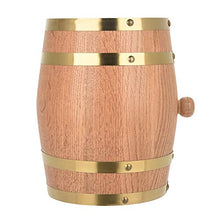 Deror Botte di Vino in Legno di Quercia Vintage per Birra Whisky Rum Port Oak(3L)