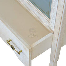 Shop Chic Mobile da bagno classico moderno con lavabo in caramica con ante in vetro
