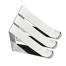 GAKIN - Set di 10 mollette per tovaglia da picnic, in acciaio INOX, per feste, colore: Nero