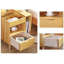 Comodini Pine Comodino Semplice Trucco Moderna Cabinet Multifunzione Armadio di immagazzinaggio Nordic Camera Comodino con cassetto Comodini Camera