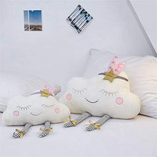 Bambini Giocattolo Cloud Cuscino Morbido Peluche Accent Bambini Gettare Cuscino Cotone Lettura Buone Libri Cuscino Per Divano Camera Soggiorno,57 * 38CM