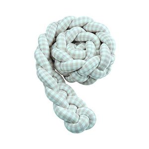 Shulishishop Treccia paracolpi Cuscino Annodato Custodia per presepe Cuscini per divani Cuscino Annodato Multicolor Cuscini Decorativi Cuscino sferico 2m,Khaki