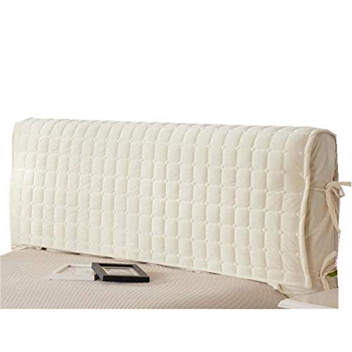 YMOMG Copriletto in Stile Europeo con Rivestimento Antipolvere, Testiera in Tessuto Elasticizzato all-Inclusive (C1,180cm Wide)