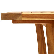 FAMIROSA Tavolo da Giardino 85x85x75 cm in Legno Massello di Acacia