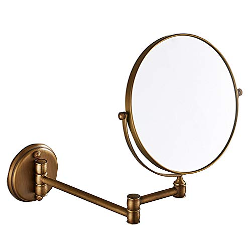 Mirror Specchio Bagno, Specchio Pieghevole, Specchio a Parete, Specchio cosmetico, Specchio cosmetico, Specchio HD, Specchio bifacciale