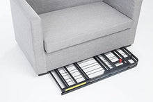 Amazon Basics - Base pieghevole per materasso, si monta senza attrezzi, con spazio di conservazione sottostante, 90 x 190