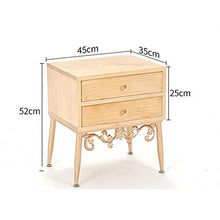 Comodini Legno Nordic Comodino Creativo Tabella Camera Locker Moderno Semplice Tavolino Legno di Gomma Completa Cabinet Bagagli Comodini Camera
