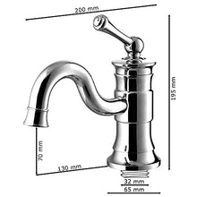Miscelatore Monocomando Rubinetto Lavabo Lavandino Bagno Sanlingo Cromo