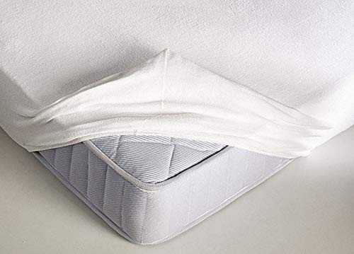 BIANCHERIAWEB Coprimaterasso con Maxi Angoli Elasticizzati Modello Quick Liscio Matrimoniale Quick