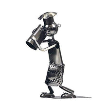 FAGavin personalità della Moda in Ferro Battuto Cremagliera del Vino Creativo Chef Vino Cremagliera Ristorante Bar Decorazione della Tavola Decorazione Caratteristiche Regalo Artigianale