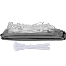 Losxy Frangivista Telo Frangivento 80x750cm, con Occhielli, Fascette e funi Frangivista Ringhiera Impermeabile Anti-UV Traspirante per Campo Sportivo, Giardino, Balcone - Gray
