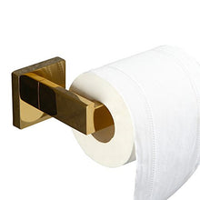 CASEWIND Porta rotolo acciaio inox oro, porta rotolo cucina a parete, porta carta igienica lucido con foratura accessori bagno