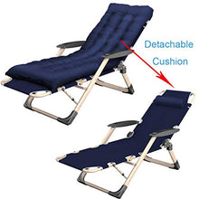 SHUAIIJUAN Sedia per il tempo libero domestico Pieghevole Patio Lounge Recliners esterna giardino Sdraio Sdraio con l'ammortizzatore 5 Livello altezza regolabile for Pool Side, campeggio, spiaggia, De