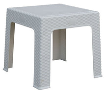 BRIKASA Tavolino Giardino Effetto Rattan Esterno Basso Resina Antares (Antracite)