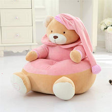 JIE KE Divano per Bambini - Simpatico Cappello Orso, Sedia pigra, Regalo di Compleanno per Bambina Comodo Divano