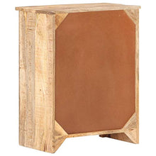vidaXL Legno Massello di Mango Grezzo Credenza Madia Mobile Basso Armadio Armadietto Mobili Arredo Arredamento Cassapanca Portaoggetti 59x35x75 cm