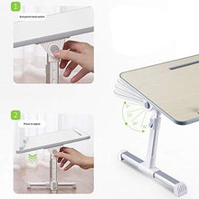 jiaju Tavoli da Picnic Tavolo Pieghevole, Portatile Pieghevole per Laptop Desk Studio Regolabile Tabella Taccuino Desktop Standing Ergonomico Mobile Mobile Lazy Lap Tray per Lettura del Letto