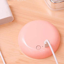LBWARMB Trucco Specchio con luci LED Piccolo Specchio con Luce Mini Glow Portatile Ricaricabile Portatile Make-up Specchio di Trucco