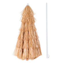 Kingsleeve Ombrellone da spiaggia Mare Hawaii in Paglia sintetica Ø 160cm Altezza: 180 cm inclinabile regolabile robusto e stabile beige