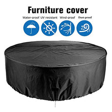 Godya Copertura per mobili da Esterni, per Tavolo e sedie, Impermeabile, Antipolvere, per Balcone e Giardino, 6 Pezzi Diameter 120* Height 75cm