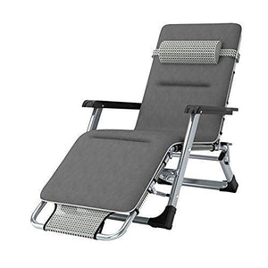 Sedia a Sdraio Pieghevole per Patio Zero Gravity, Sedia Portatile Sedia Regolabile per Lettino Prendisole Reliner per Terrazza Sul Cortile a Bordo Piscina con Cuscino E Imbottitura Oversize