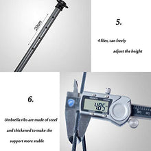 Ombrellone da Cortile, Ombrellone Parasole,ombrellone Protezione UV, Ombrello Antivento, Ombrellone Antipioggia da Esterno,ombrellone da Pesca, Colla Argento A Doppio Strato + Panno Oxford, Senza Ba