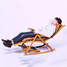 Sedia a Sdraio Beach Yard Piscina Pieghevole Pieghevole Reclinabile Chaise Chaise Bamboo Lounge Chair Interno Outdoor Rocking Relax Chair