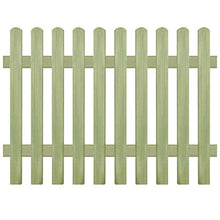cangzhoushopping Staccionata in Legno di Pino Impregnato FSC 170x120 cm 6/9 cm Articoli di ferramenta Barriere e recinzioni Pannelli per recinzioni