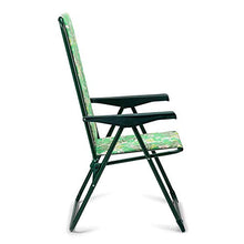 Solenny 50001001155144 50001001155144 - Sedia pieghevole e regolabile in 5 posizioni imbottita 2 cm schienale alto