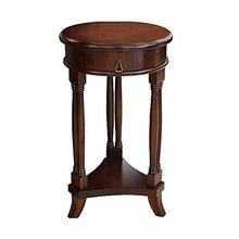 Jcnfa-Tavoli Tavolino Rotondo, Stand Floreale in Legno Massello in Stile Europeo, Tavolino con Cassetti, Mensola per Salotto Americano, Stand Flower da Interno