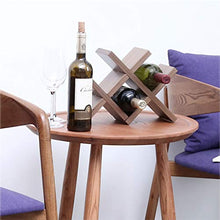 GLJMTY Cremagliera del Vino - scaffale del Vino di Legno Solido, scaffale di stoccaggio della Sala da Pranzo della casa 24 × 12 × 33cm
