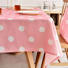 WSJIABIN Tovaglia Decorativa per la casa Tovaglia Rosa Moderna Semplice nordica in Tessuto di Cotone e Lino Piccoli Punti freschi tovaglia da tè Impermeabile
