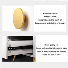 LICHUAN Nordico Luce del Comodino di Lusso di Lusso Moderno Piccolo Appartamento per Camera da Letto Semplice Cabinet Comodino Mini Armadio (Bianco)