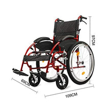 Carrozzine Semoventi, Transiti Portatili Viaggi Sport E Tempo Libero, Carrelli Pieghevoli Portatili Ultraleggeri in Alluminio Assorbenti, Monopattini Manuali per Anziani con Disabiliti A