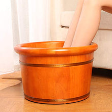 NUBAOgy Vasca Per Pediluvio, Vasca Per Pediluvio, Vasca Per Pedicure In Rovere, Vasca Per Pediluvio Per Uso Domestico, Pedana Per Il Vapore, Ciotola Per Pedicure, Regalo Per La Salute Di Mezza Età E P