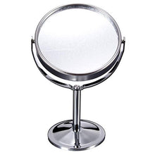 Specchio per Il Trucco con LuceSpecchio Bifacciale Portatile Girevole per Trucco Cosmetico Ingrandente Illuminato A LED Illuminato