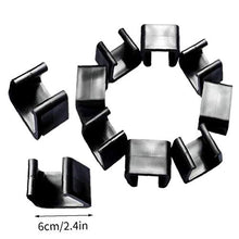 Ohomr Clips 10PCS Divano, Sei Centimetri Divano Connect Clamps, mobili materie plastiche Clip per Giardino Patio Mobilio Decorazione Domestica
