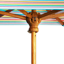 Festnight Tavolo da Picnic per Bambini in Legno di Acacia con Ombrellone,Tavolo da Giardino per Bambini in Legno con Ombrellone 79x90x60cm