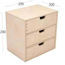 Libreria in legno con 3 cassetti, credenza, cassettiera per soggiorno, cassettiera per camera da letto