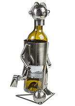 Porta bottiglia CALCIATORE CALCIO bottiglie portabottiglia portabottiglie metal