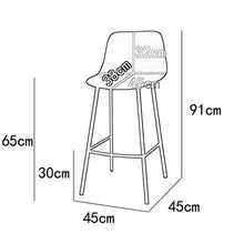 SANSHUI Moderna Sgabelli Contatore Bar Presidenza con Ergonomica Bar Sgabelli Insieme di 2 3 4 Poggiapiedi Pranzo Bancone Sgabello 0924 (Color : Gray, Size : Bar Stools Set of 4)