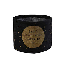 XIXIAO - Cesto portaoggetti per armadi, cassetti, armadio, cassettiera, 25,5 x 14 x 17,5 cm, colore: Nero