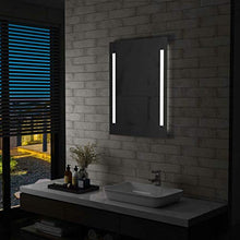 Festnight Specchio da Parete a LED per Bagno 60x80 cm,Decorazioni Casa, Camera da Letto e Soggiorno