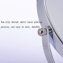 LFK Vintage Makeup Mirror,Specchio girevole a 360°,1X e 3X ingrandimento,Specchio cosmetico rotondo doppio lato rotante